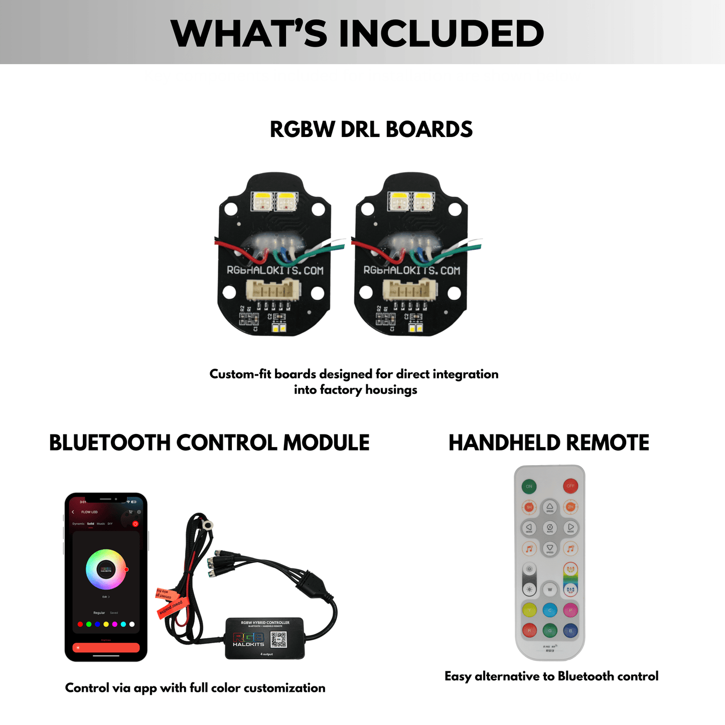 Mercedes Benz C - Class RGBW Multicolor DRL Boards (2015 - 2023) - Speedlogix