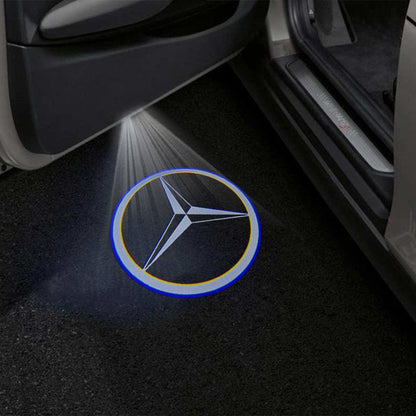 Mercedes-Benz C-Class C204 3rd Gen Coupe 2 Doors Premium Door Puddle Lights Multiple Designs 2012-2015