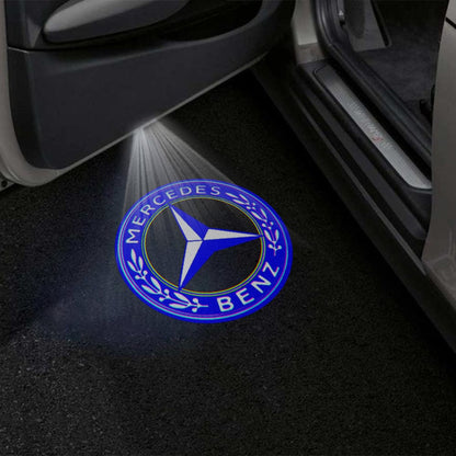 Mercedes-Benz C-Class C204 3rd Gen Coupe 2 Doors Premium Door Puddle Lights Various Designs 2012-2015