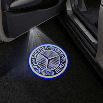 Mercedes-Benz C-Class C204 3rd Gen Coupe 2 Doors Premium Door Puddle Lights Multiple Designs 2012-2015