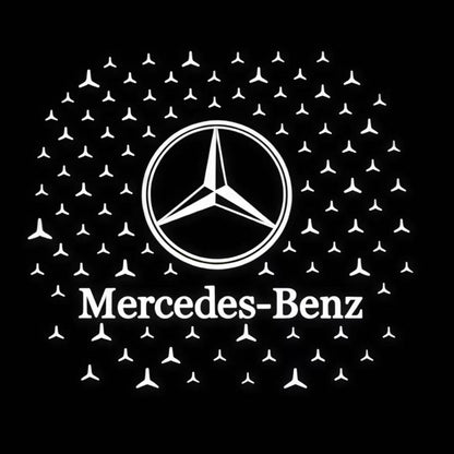 Mercedes-Benz C-Class C204 3rd Gen Coupe 2 Doors Premium Door Puddle Lights Various Designs 2012-2015