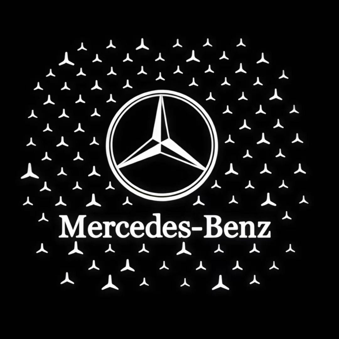 Mercedes-Benz C-Class C204 3rd Gen Coupe 2 Doors Premium Door Puddle Lights Various Designs 2012-2015