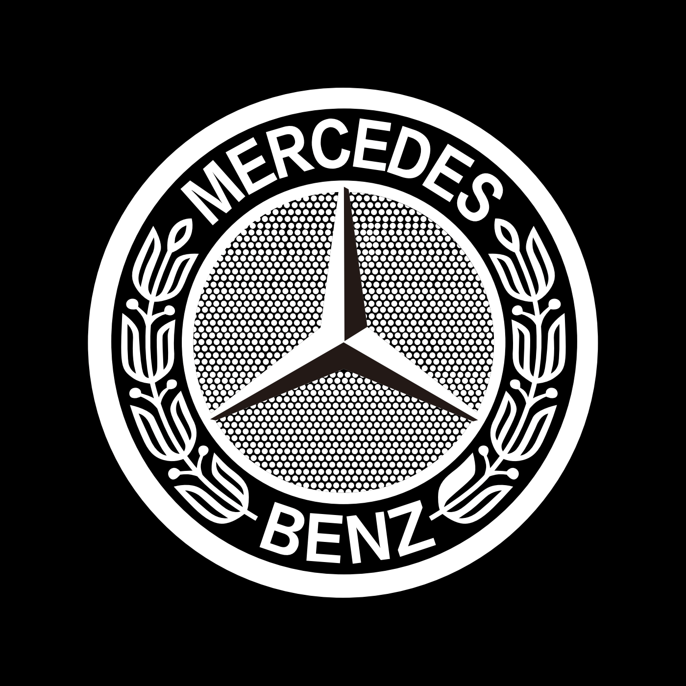 Mercedes-Benz C-Class C204 3rd Gen Coupe 2 Doors Premium Door Puddle Lights Various Designs 2012-2015