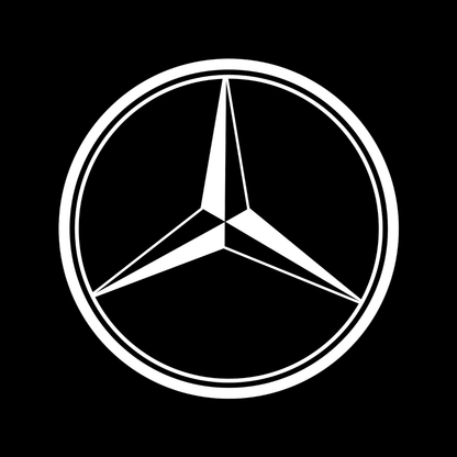 Mercedes-Benz C-Class C204 3rd Gen Coupe 2 Doors Premium Door Puddle Lights Various Designs 2012-2015