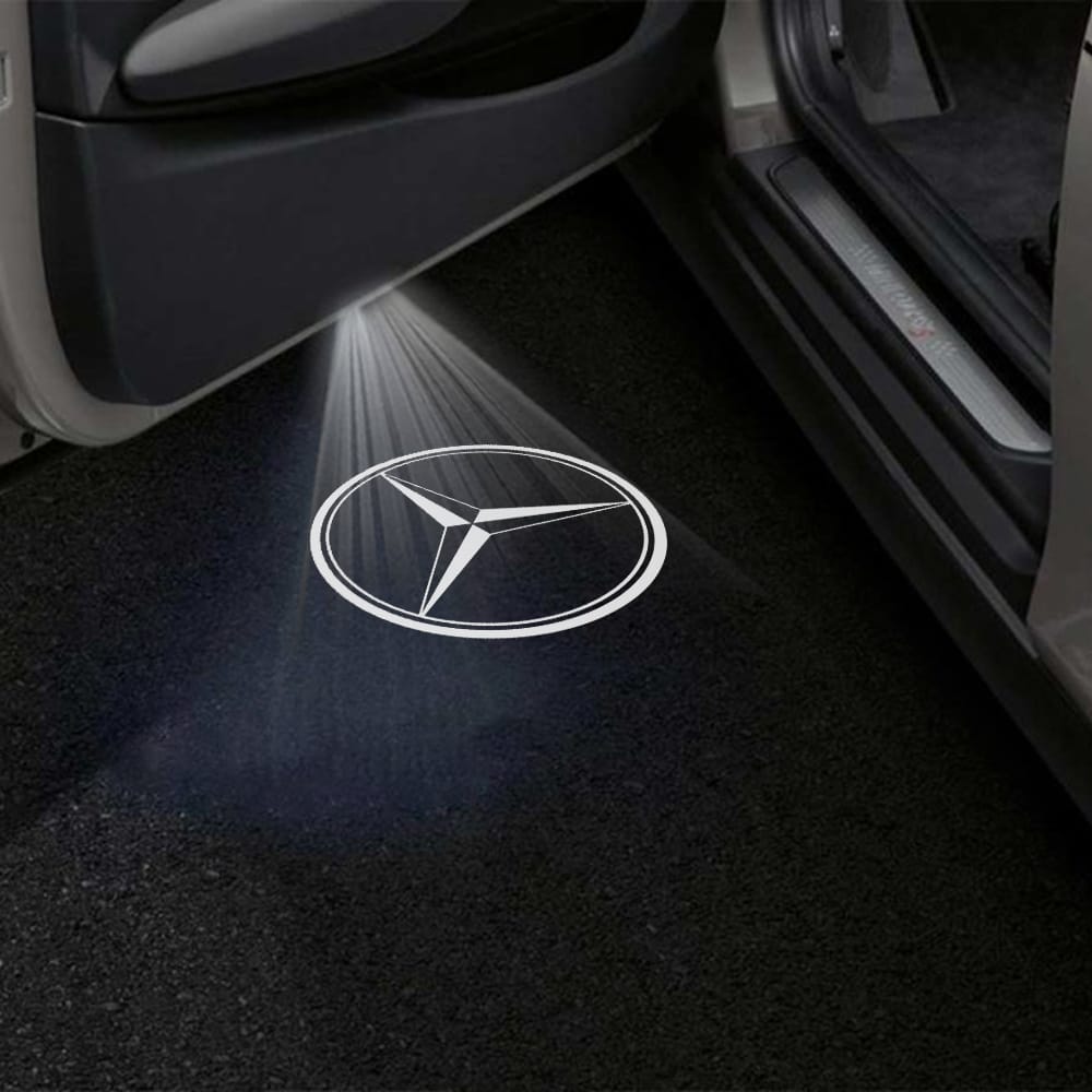 Mercedes-Benz C-Class C204 3rd Gen Coupe 2 Doors Premium Door Puddle Lights Various Designs 2012-2015