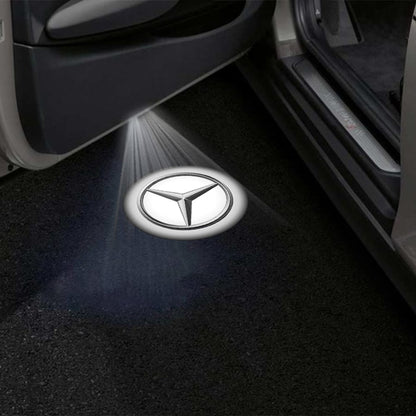 Mercedes-Benz C-Class C204 3rd Gen Coupe 2 Doors Premium Door Puddle Lights Various Designs 2012-2015