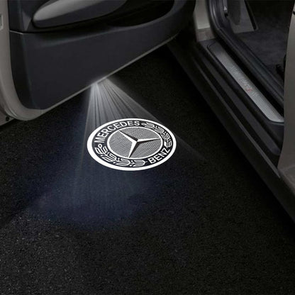 Mercedes-Benz C-Class C204 3rd Gen Coupe 2 Doors Premium Door Puddle Lights Various Designs 2012-2015
