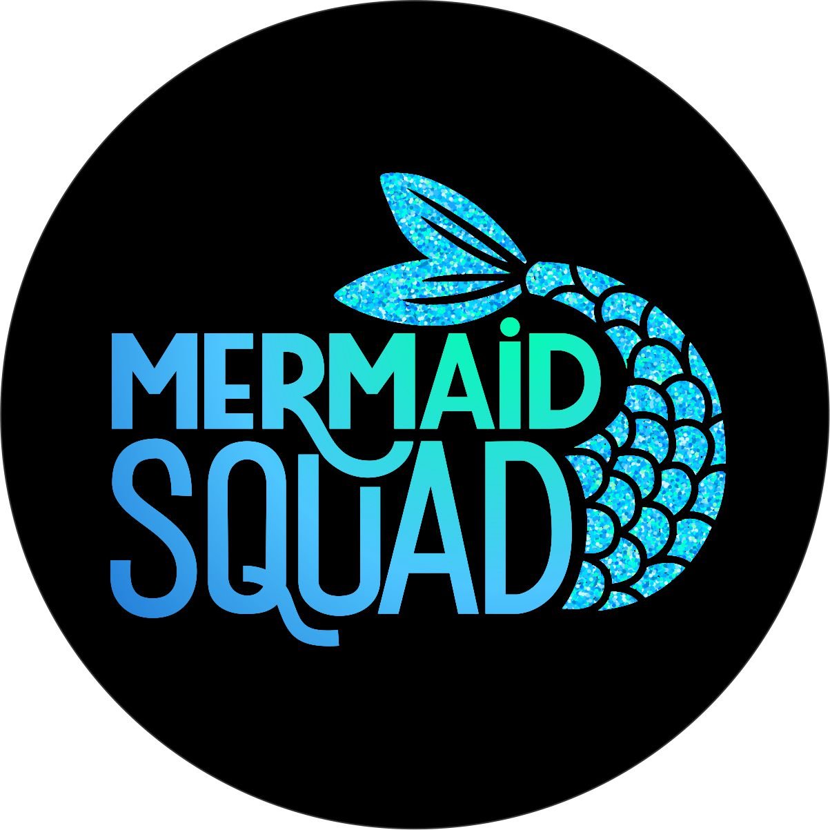 Mermaid Squad & Mermaid Tail Bronco Spare Tire Cover - Speedlogix