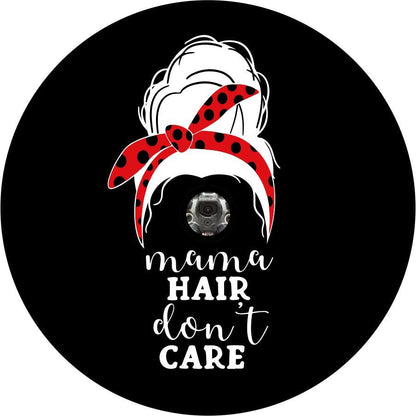 Messy Bun + Mama Hair Don't Care Bronco Spare Tire Cover - Speedlogix