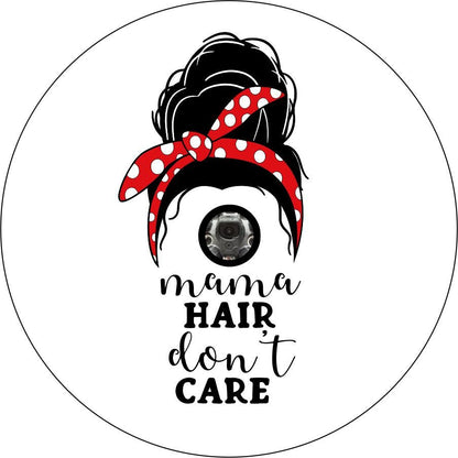 Messy Bun + Mama Hair Don't Care Bronco Spare Tire Cover - Speedlogix