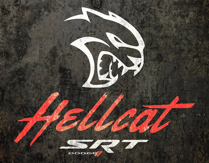 Metal Sign - Dodge Hellcat - Speedlogix
