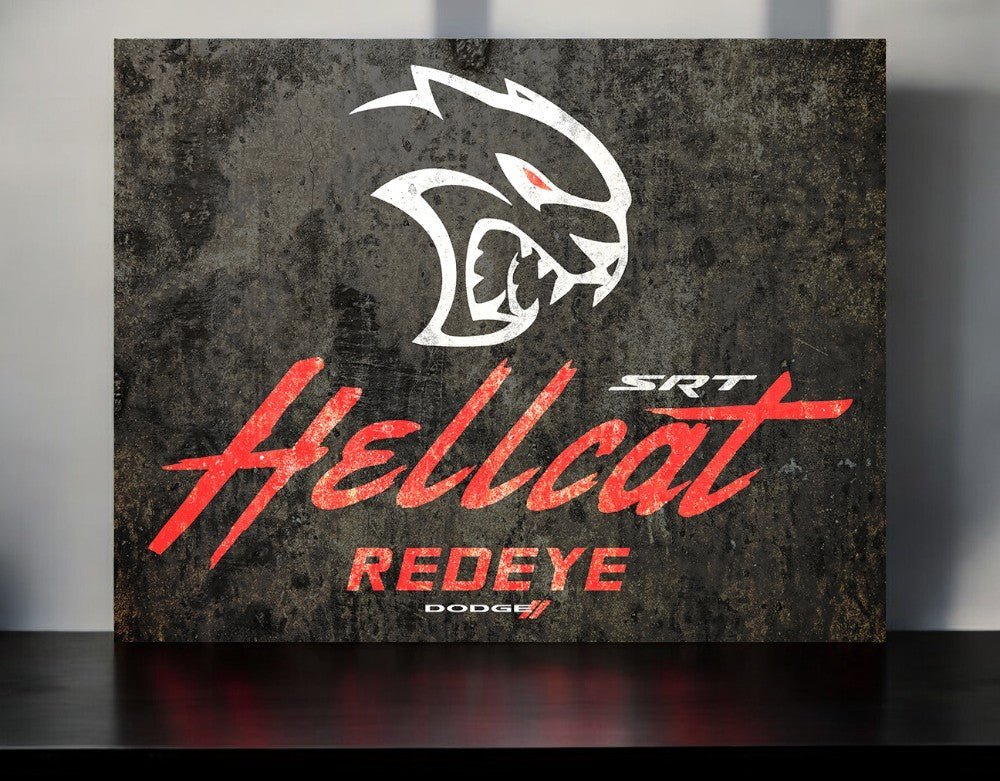 Metal Sign - Dodge Hellcat Redeye - Speedlogix
