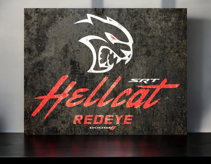 Metal Sign - Dodge Hellcat Redeye - Speedlogix