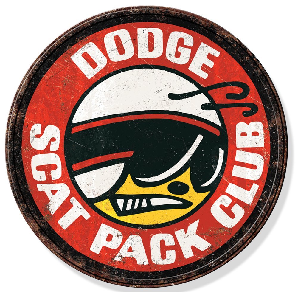 Metal Sign - Dodge Scat Pack Club - Speedlogix