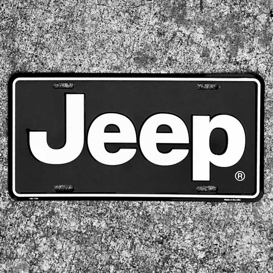 Metal Sign - Jeep License Plate - Speedlogix