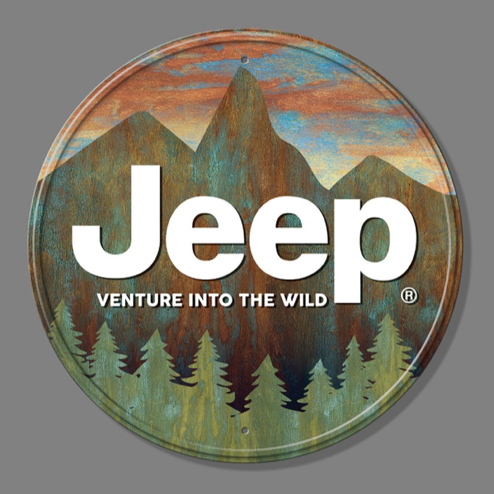 Metal Sign - Jeep Venture Into the Wild - Speedlogix