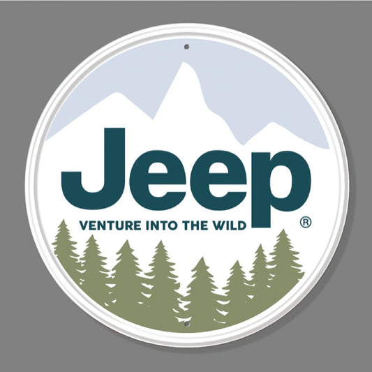 Metal Sign - Jeep Venture Into the Wild - Simple - Speedlogix