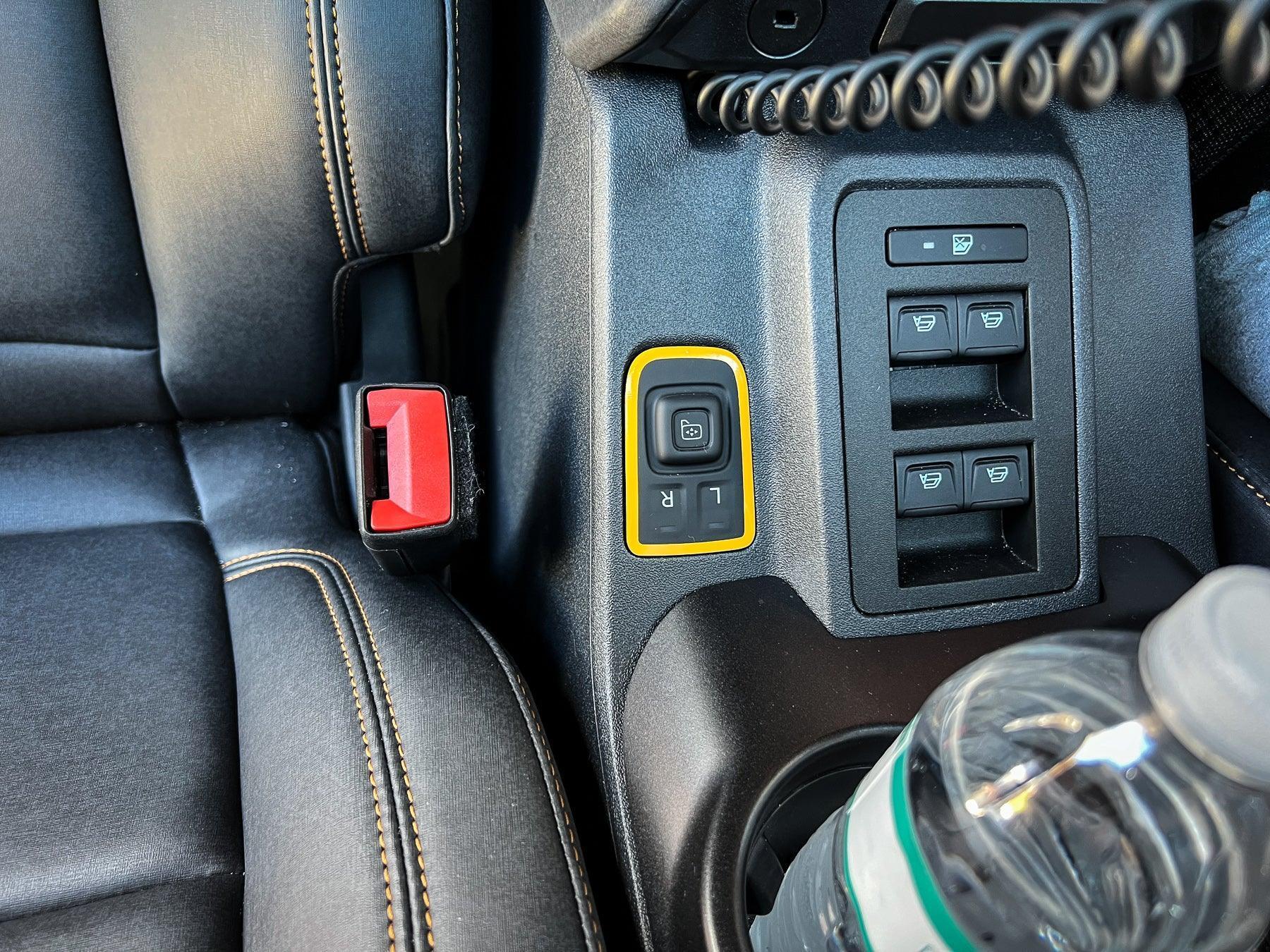 Mirror Adjustment Switch Outline Overlay - 2021+ Bronco - Speedlogix