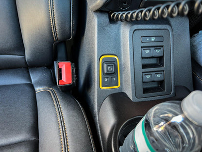 Mirror Adjustment Switch Outline Overlay - 2021+ Bronco - Speedlogix