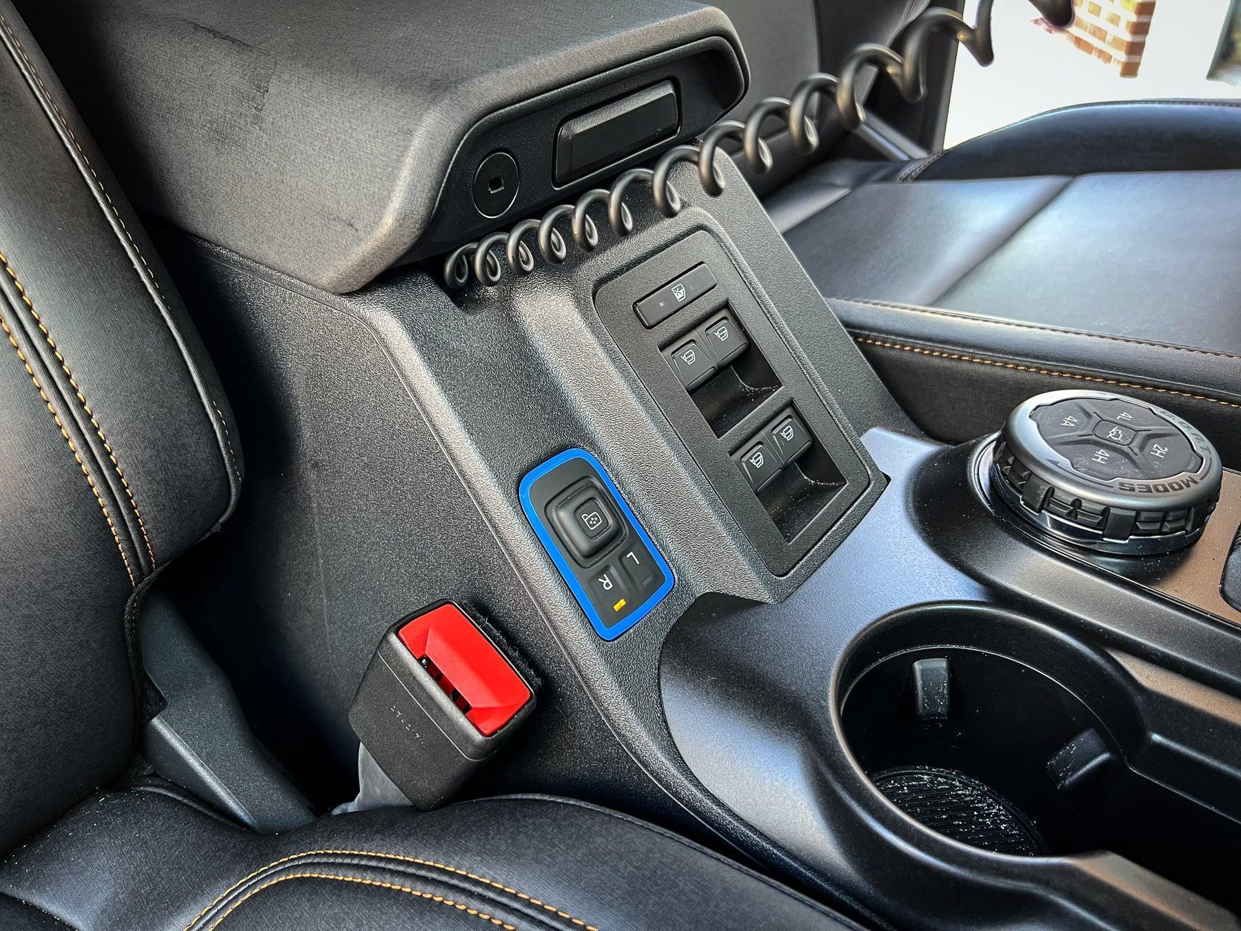 Mirror Adjustment Switch Outline Overlay - 2021+ Bronco - Speedlogix