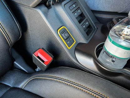 Mirror Adjustment Switch Outline Overlay - 2021+ Bronco