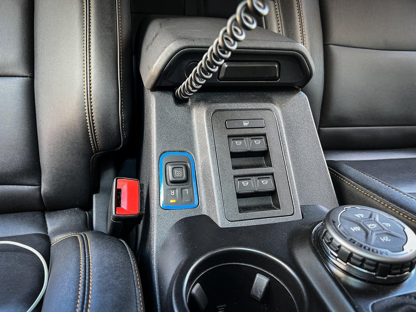 Mirror Adjustment Switch Outline Overlay - 2021+ Bronco