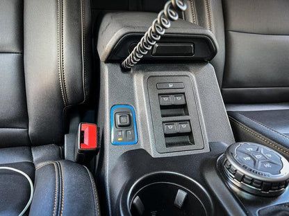 Mirror Adjustment Switch Outline Overlay (Printed Series Vinyl) - 2021+ Bronco - Speedlogix