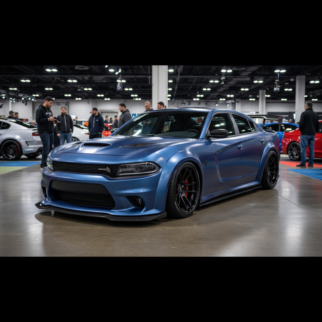 Modified Charger Car Show Slider