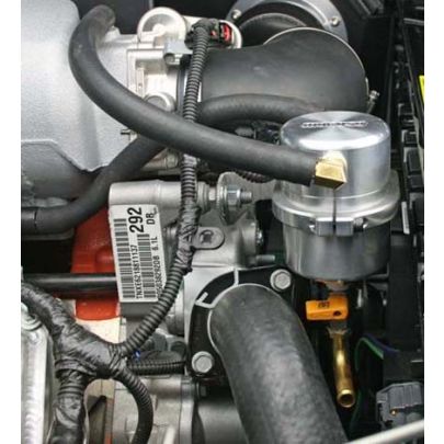 Moroso Catch Can w/ Drain 2005 - 2014 Challenger/Charger 5.7/6.1 - Speedlogix