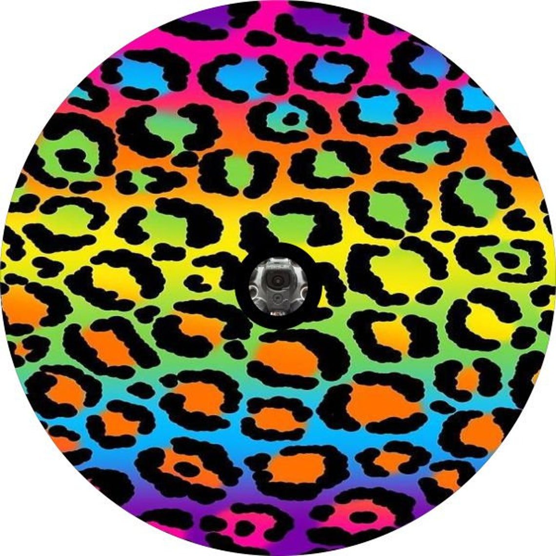 Multicolor Leopard Print Bronco Spare Tire Cover - Speedlogix