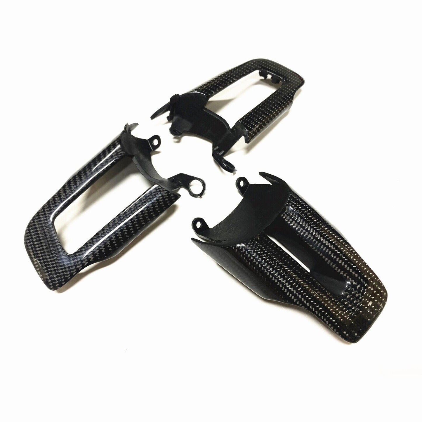 MUSTANG 15 - 23 CARBON FIBER STEERING WHEEL BUTTON TRIM REPLACEMENT - Speedlogix