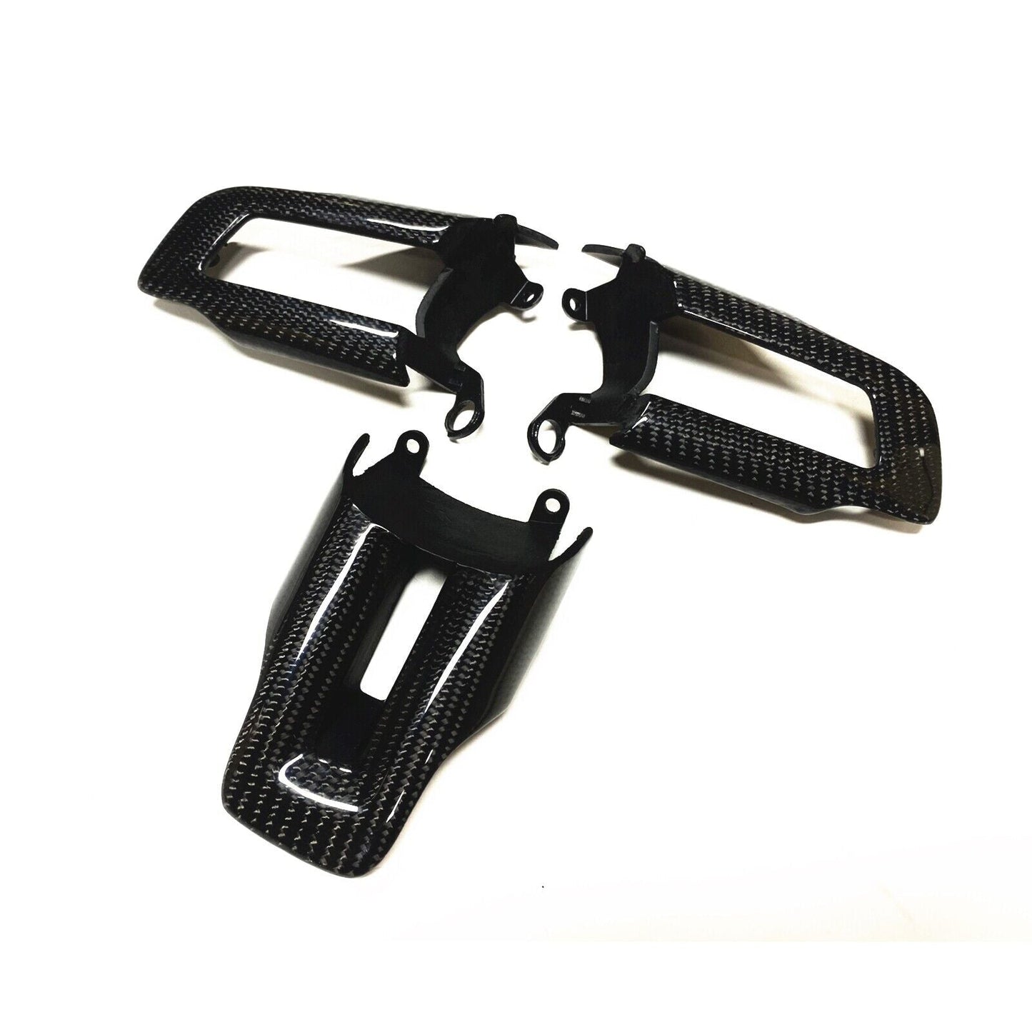 MUSTANG 15 - 23 CARBON FIBER STEERING WHEEL BUTTON TRIM REPLACEMENT - Speedlogix