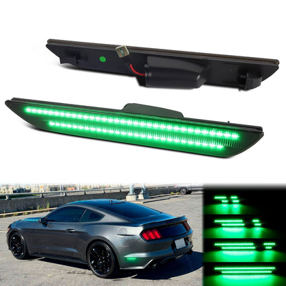 MUSTANG 15 - 23 REAR DYNAMIC SMOKED LED SIDE MARKERS - Speedlogix