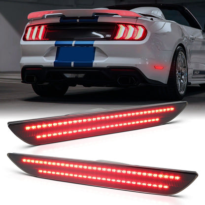 MUSTANG 15 - 23 REAR SMOKED LED SIDE MARKERS - Speedlogix