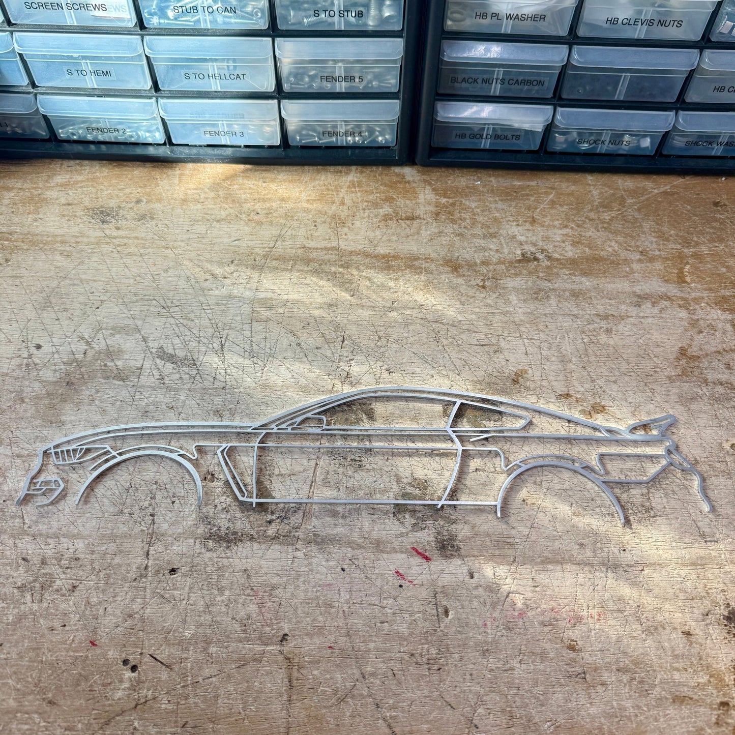 Mustang Aluminum Cut Out - Large - Speedlogix