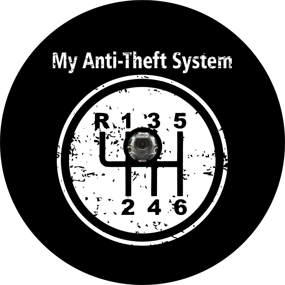 My Anti - Theft System Manual Transmission Stick Shift Bronco Spare Tire Cover - Speedlogix