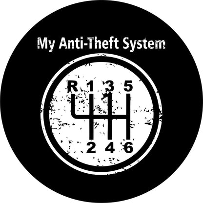 My Anti - Theft System Manual Transmission Stick Shift Bronco Spare Tire Cover - Speedlogix