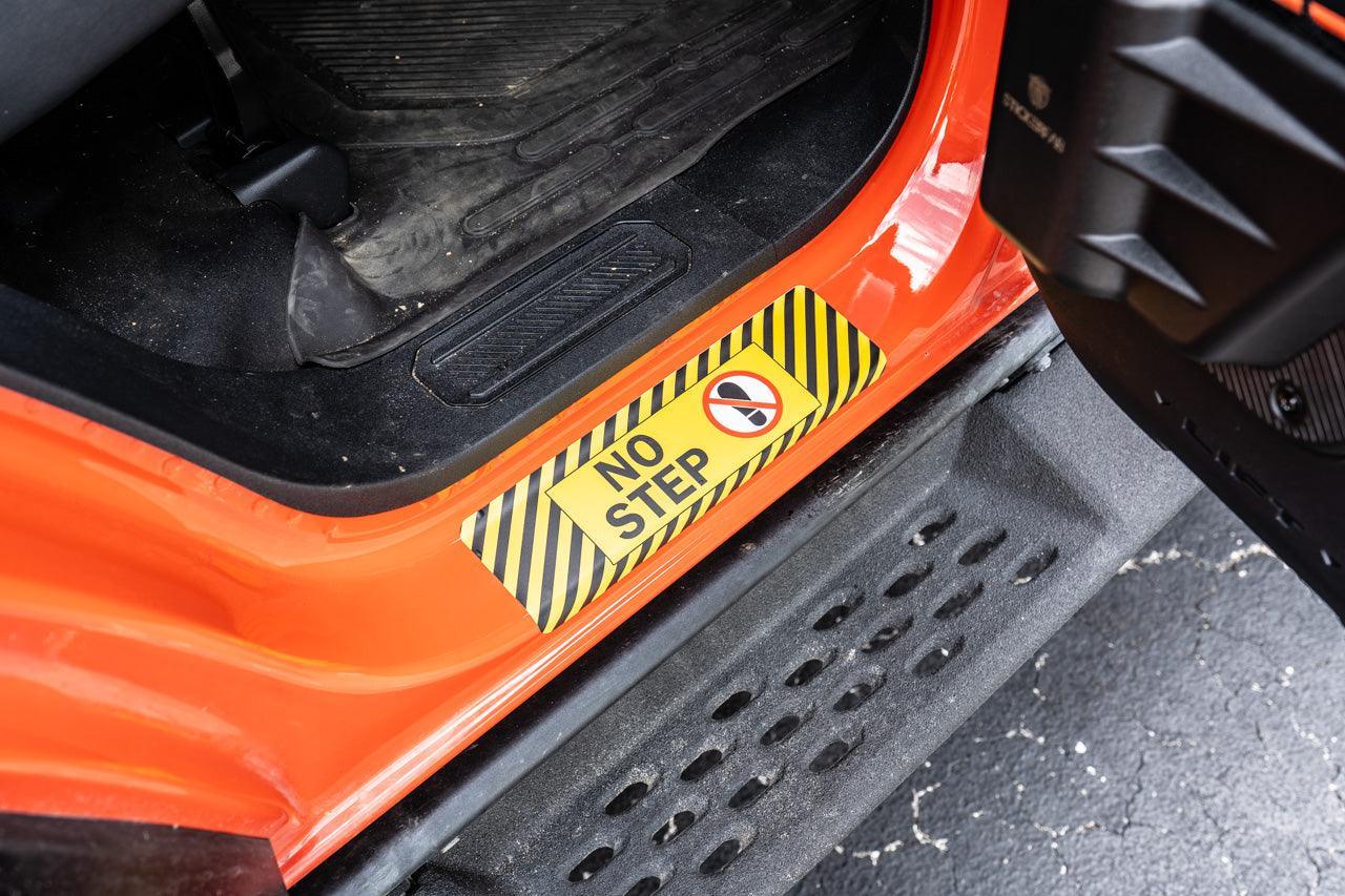 "No Step" Door Sill Protectors - 2021+ Bronco 2/4 Door - Speedlogix