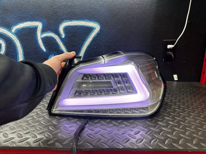 NTXGlow Clear Color Shifting Spec D Tail Lights (2015 - 2021 Subaru WRX) - Speedlogix