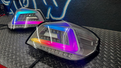 NTXGlow Clear Color Shifting Spec D Tail Lights (2015 - 2021 Subaru WRX) - Speedlogix
