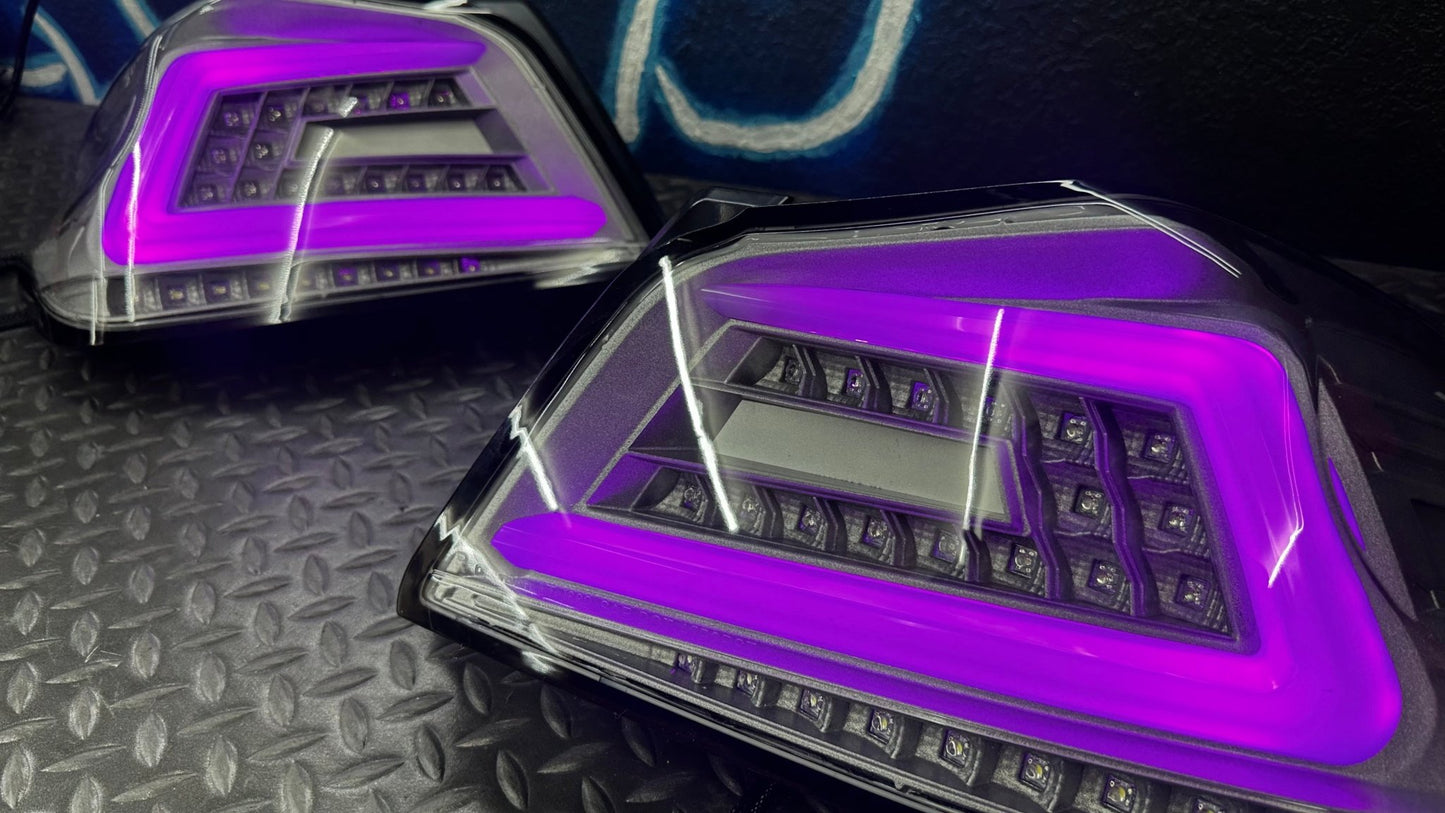 NTXGlow Clear Color Shifting Spec D Tail Lights (2015 - 2021 Subaru WRX) - Speedlogix