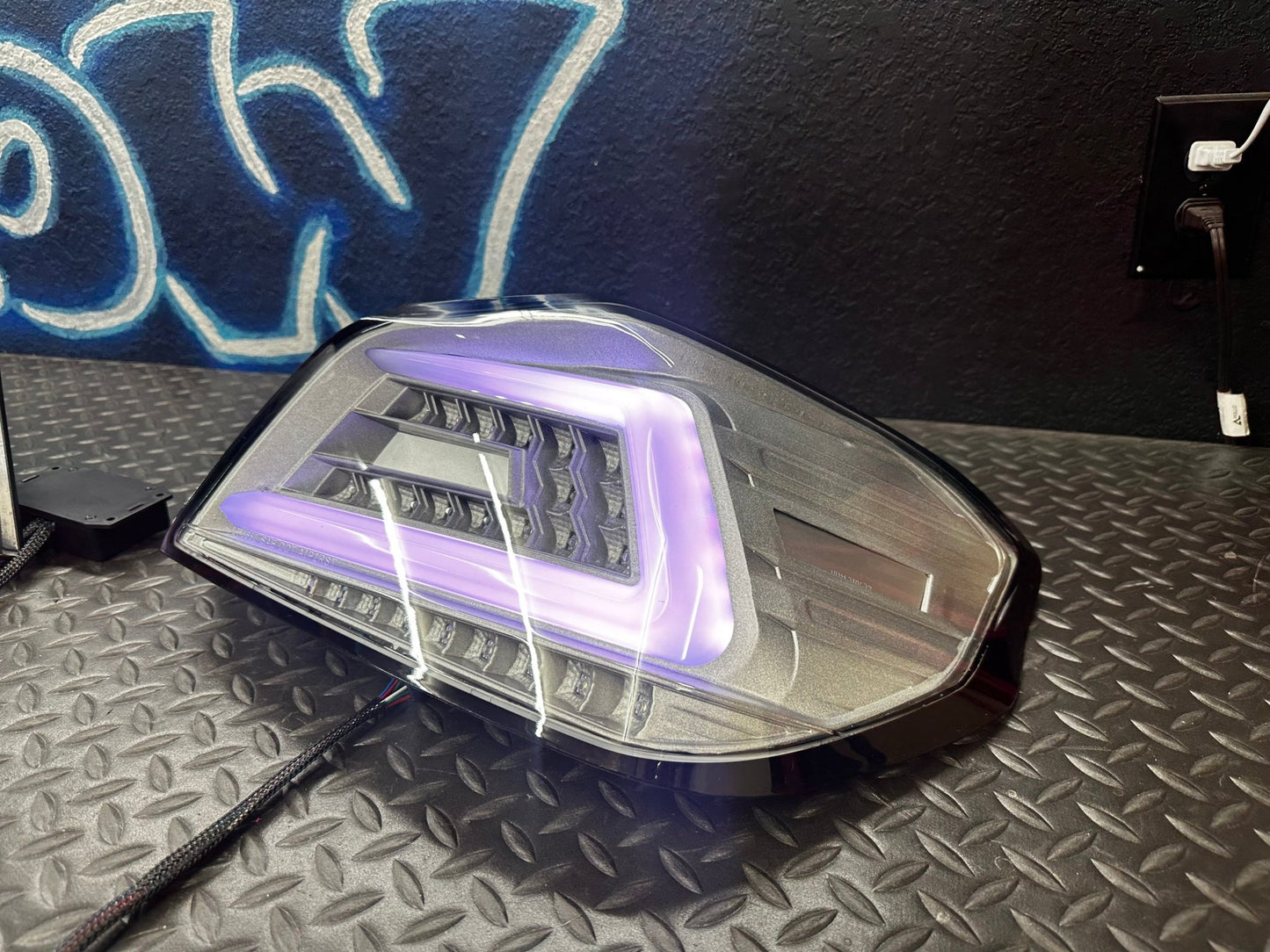 NTXGlow Clear Color Shifting Spec D Tail Lights (2015 - 2021 Subaru WRX) - Speedlogix