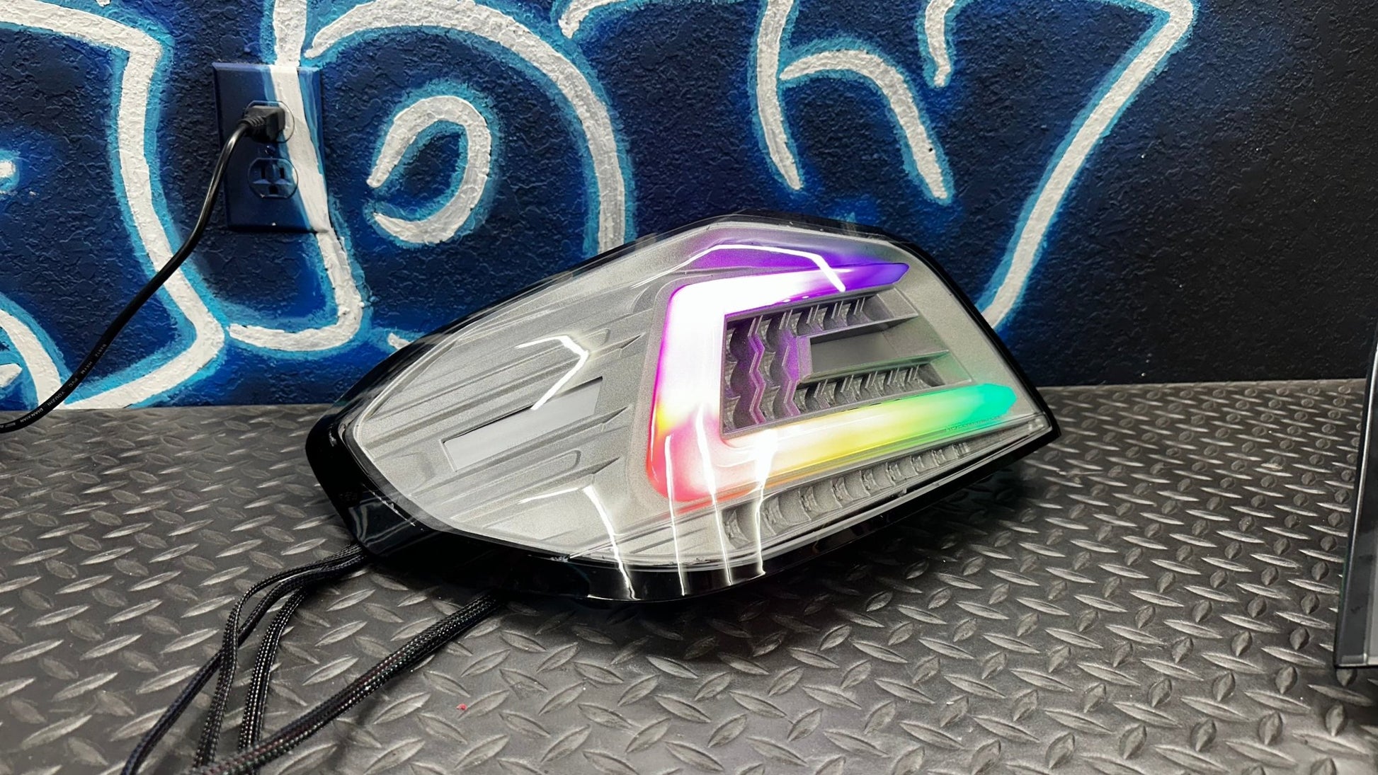NTXGlow Clear Color Shifting Spec D Tail Lights (2015 - 2021 Subaru WRX) - Speedlogix