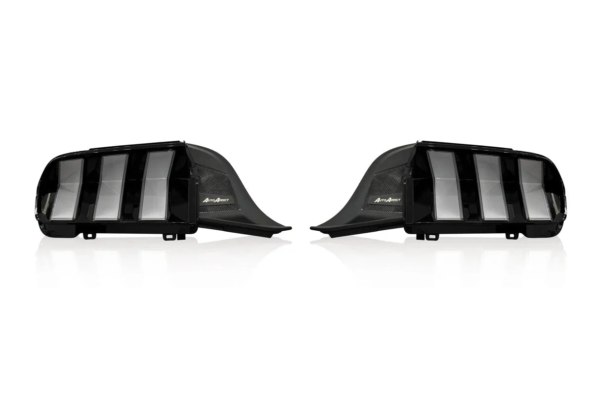 NTXGlow Clear RGB Tail Lights (2024+ Ford Mustang) - Speedlogix