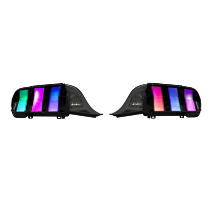 NTXGlow Clear RGB Tail Lights (2024+ Ford Mustang) - Speedlogix