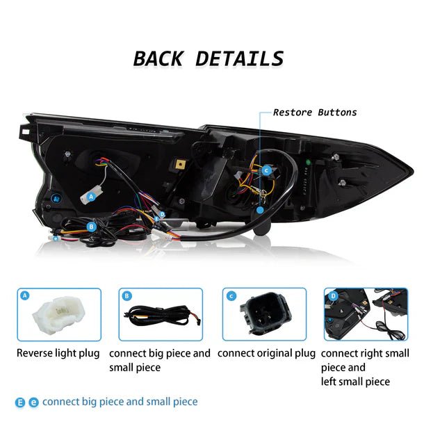 NTXGlow Matrix RGB LED Tail Lights (2018 - 2022 Honda Accord) - Speedlogix