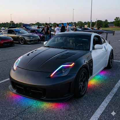 NTXGLOW RGB headlights (2006 - 2009 nissan 350z) - Speedlogix