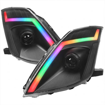 NTXGLOW RGB headlights (2006 - 2009 nissan 350z) - Speedlogix
