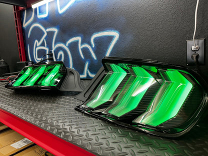 NTXGlow RGB Tail Lights (2015 - 2023 Ford Mustang) - Speedlogix