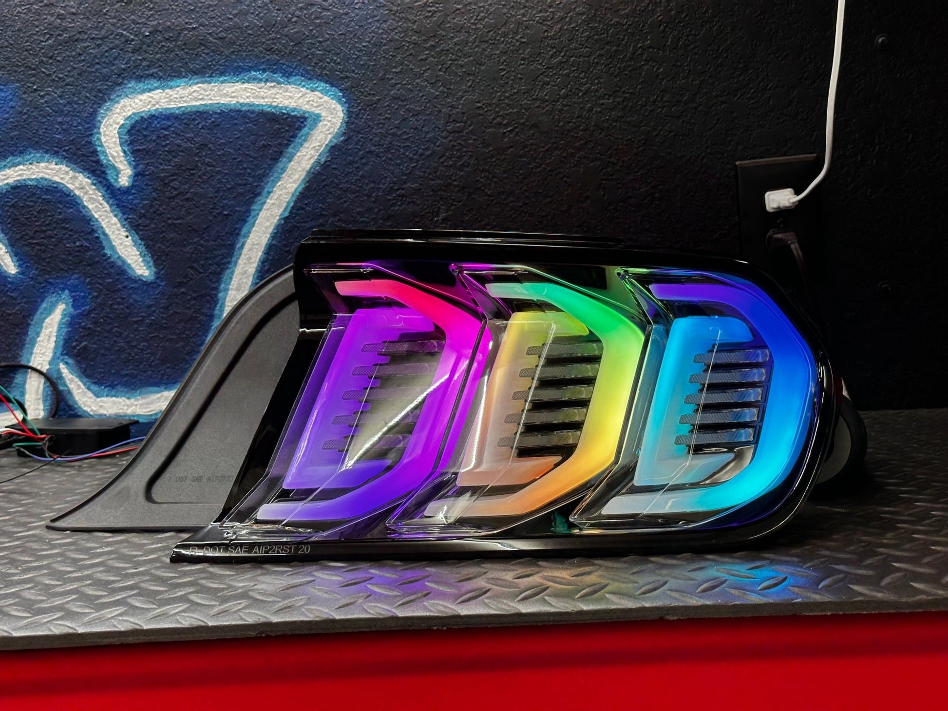 NTXGLOW RGB tail lights (2015 - 2023 Ford Mustang) - Speedlogix